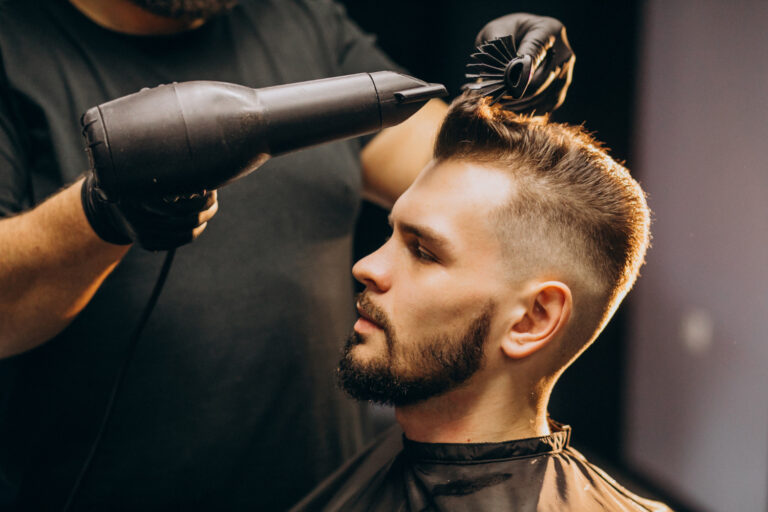 handsome-man-barber-shop-styling-hair